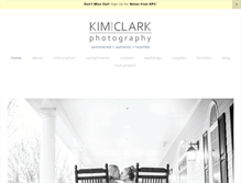 Tablet Screenshot of kimphamclark.com
